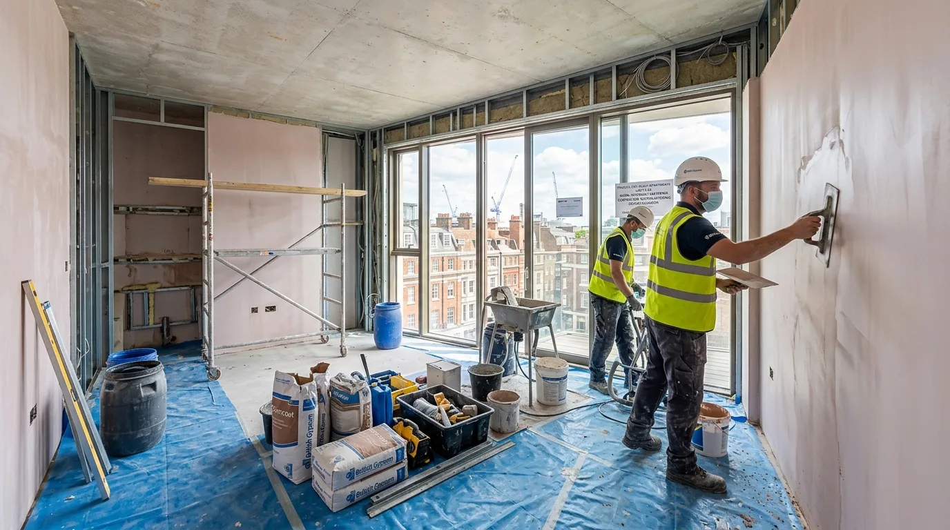 Residential Block Plastering